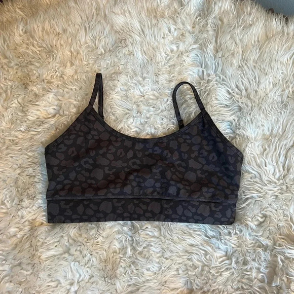 Til You Collapse Essential‎ sports bra black size medium  Black Leopard print - Picture 3 of 9